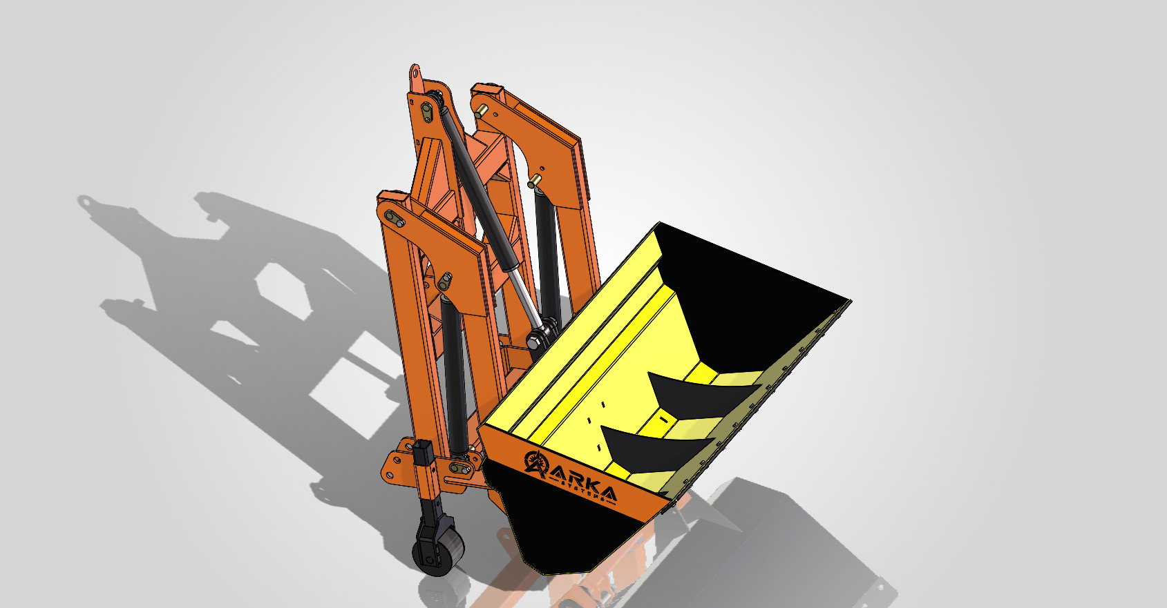 ARKA fabricated loader bucket